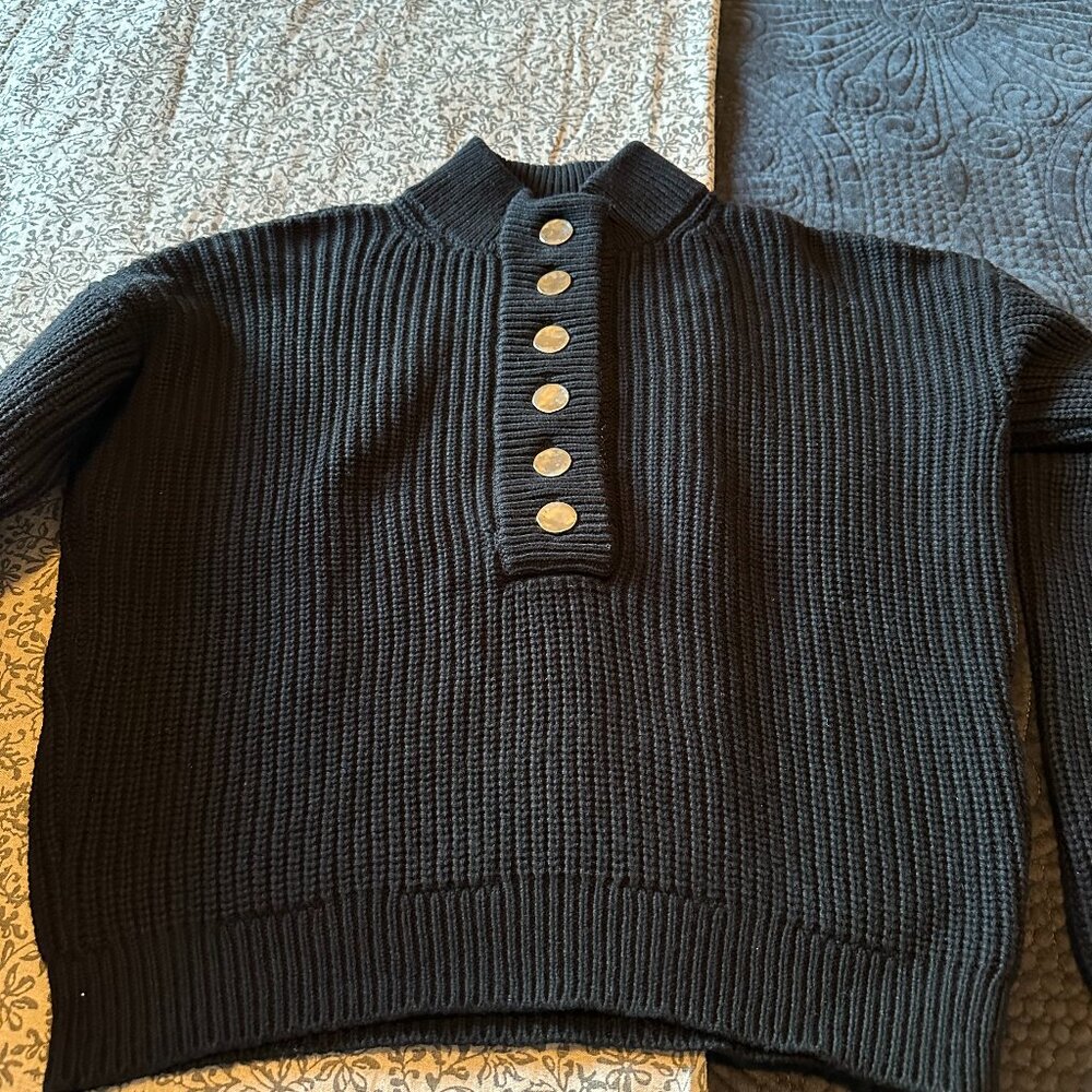 Sezane Black Lucas Jumper XXS